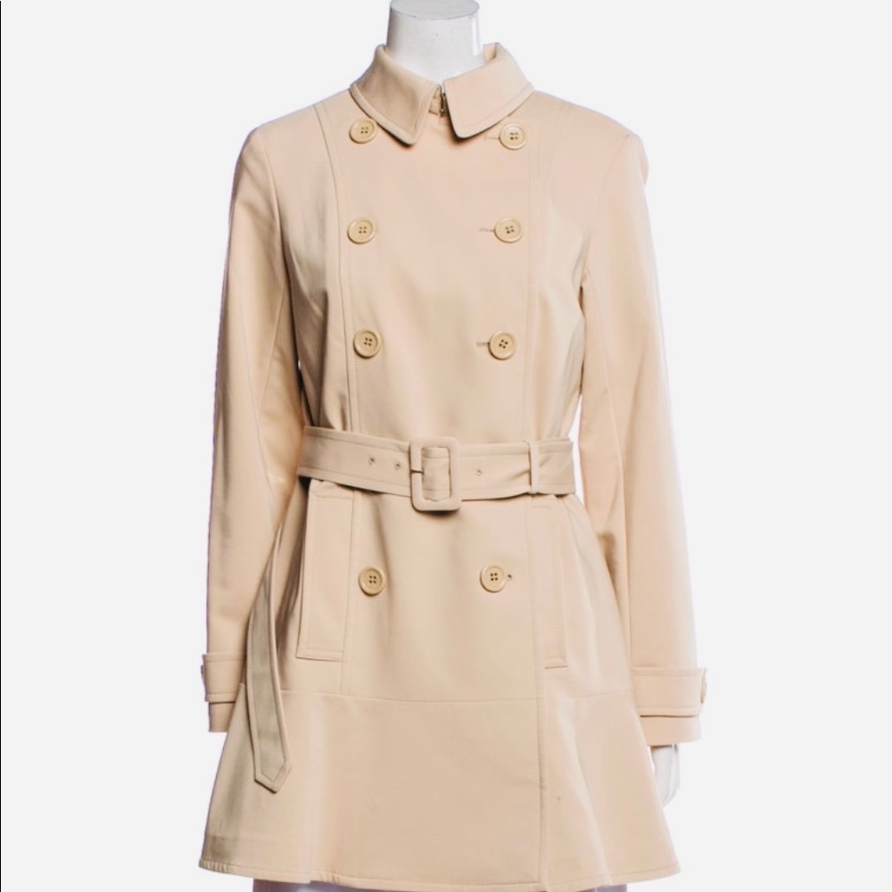 Kate Spade short trench coat with flair